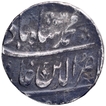 Exceptionally Rare Silver One Rupee Coin of Nasir ud din Muhammad Shah of Jahangirnagar Mint.