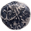 Silver Drachma Coin of Nahapana over struck by Satakarni.