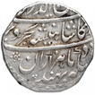 Silver One Rupee Coin of Rafi ud Darjat of Akbarabad Mustaquir Khilafa Mint.