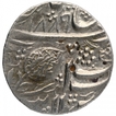 Extremely Rare Silver One Rupee Coin of Ranjit Singh of Sikh Empire.