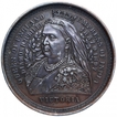 Bronze Medallion of Diamond Jubilee of Victoria Queen.