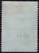 Six Annas Foreign Bill Overprint with Postage Stamp of  Victoria Queen issued 1866 in  Excellent Condition.