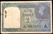 Extremely Rare Bundle of One Rupee Bank Notes of King George VI signed by C.E. Jones of 1940.