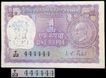 Rare Combination of Fancy Number 444444  One Rupee Note of Gandhi Birth Centenary of 1969.