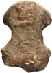 Cast Lead Damru shaped Coin of Ajitas of Erikachha Region of City State issue.