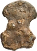 Cast Lead Damru shaped Coin of Ajitas of Erikachha Region of City State issue.