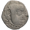 Silver Drachma Coin of Skandagupta of Gupta Dynasty of Madhyadesha type.