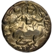 Base Gold Dinar Coin of King of Gauda of Sasanka Dynasty.