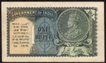 One Rupee Note of King George V Signed by J.W. Kelly of 1935.