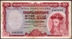 Indo Portuguese Thirty Escudos Note of Banco Nacional Ultramarino of 1959.
