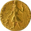 Extremely Rare Gold Dinar Coin of Kanishka I of Kushan Dynasty of Sun God type.