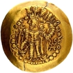 Gold Dinar Coin of Varharan Kushanshah III of Kushano Sassanians.