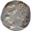 Punch Marked Silver Half Karshapana Coin of Vanga Janapada.