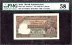 Five Rupees Bank Note of King George V Signed by J.W. Kelly of 1934.