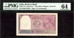 Two Rupees Bank Note of King George VI Signed by C.D. Deshmukh of 1949.