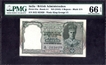 Five Rupees Bank Note of King George VI Signed by C.D. Deshmukh of 1944.