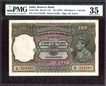 One Hundred Rupees Bank Note of King George VI Signed by J.B. Taylor of 1938 of Calcutta Circle.