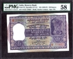 One Hundred Rupees Bank Note Signed by P.C. Bhattacharya of Republic India of 1960.