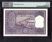 One Hundred Rupees Bank Note Signed by P.C. Bhattacharya of Republic India of 1960 .