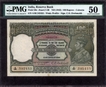 One Hundred Rupees Bank Note of King George VI Signed by C.D. Deshmukh of 1938 of Calcutta Circle.