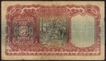 Burma Five Rupees Bank Note of King George VI Signed by J B Taylor of 1938.