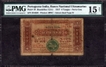 Four Tangas Bank Note of Banco Nacional Ultramarino of Indo Portuguese of 1917.