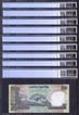 One Hundred Rupees Fancy number Bank Notes Signed By Y V Reddy of Republic India.