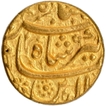 Gold Mohur Coin of Jahangir of Burhanpur Mint of Aban Month.