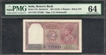 Two Rupees Bank Note of King George VI Signed by C D Deshmukh of 1943.