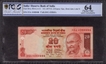 Fancy number Twenty Rupees Bank Note Signed by Bimal Jalan of Republic India.
