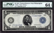 Five Dollars of Federal Reserve Note Philidelphia of United State of America of 1914