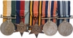Group of Five Medals awarded to Jemor M. R. Gupta.
