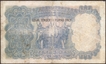 Ten Rupees Banknote of King George V Signed by J W Kelly of 1937 of Burma Issue.