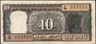 Ten Rupees Gandhi Centenary Fancy No 333333 Banknote Signed by L K Jha.