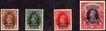 Jind State Service Overprinted on KGVI Postage Stamps 