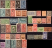 Travancore, Travancore Anchel & Cochin, a collection of 44 Mint Stamps.