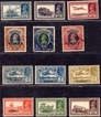 Kuwait Overprinted Stamps of King George V and King George VI