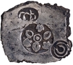 Unlisted type Unifaced Punch Marked Silver Vimshatika Coin of Magadha Janapada.