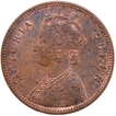  Rare Copper One Quarter Anna Coin of Victoria Queen of Madras Mint of 1862 in Original toning In un Circulated Condition. 