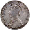  Extremely Rare 1873 (Actul Minitng year) Silver One Rupee Coin of Victoria Queen of Bombay Mint of 1862. 