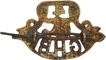  Gwalior Brass Artillery Shoulder Title Badge of th Gwalior heavy Battery. 