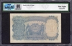 PMCS 58 Graded Rare Prefix H RED Serial Ten Rupees Banknote of King George VI Signed by C D Deshmukh of 1944
