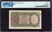  Rare PMG Graded 55 UNC NET  Five Rupees Banknote of King George VI Signed by J B Taylor of 1945 of Burma Issue. 