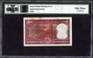 Rare PMCS 53 Graded Error Two Rupees Banknote Signed by S Venkitaramanan of Republic India. 