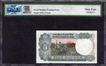 Very Rare PMCS 64 Graded Error Five Ruppes Banknote Signed by R N Malhotra of Republic India.