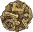 Unpublished Gold Elephant Half Fanam Coin of Cholas.