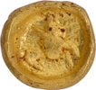 Gold Navilachchu Half Fanam Coin of Chalukyas of Kalyana.