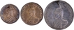 Kaiser Wilhelm II Silver Coins of German East Africa of different denominations.