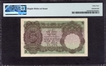 PMG Graded 64 Choice Uncirculated Five Rupees Banknote of King George V Signed by J W Kelly of 1934.