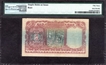Graded PMG 53 About Uncirculated Five Rupees Banknote of King George VI Signed by J B Taylor of 1938 of Burma Issue.